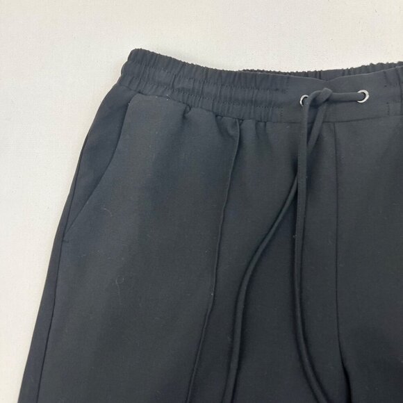 Nine West Women’s Drawstring Tapered Pants Black Size Large High Rise - Picture 4 of 9